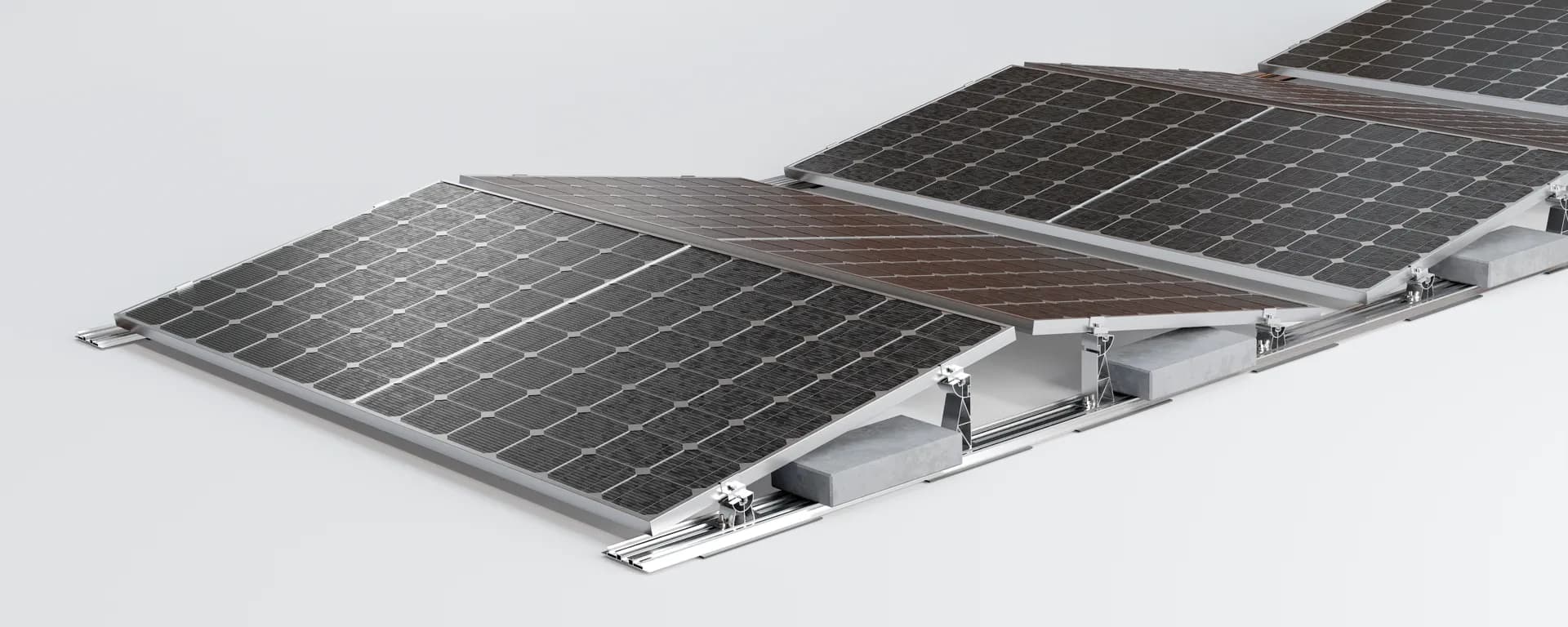 Konstrukcja balastowa System W-H Long Wschód-Zachód