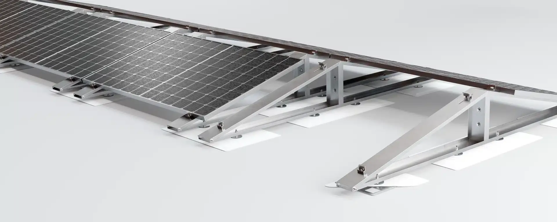 Konstrukcja klejona na papę/membranę wsch-zach trójkąt magnelis szeroki moduł pow 2100mm