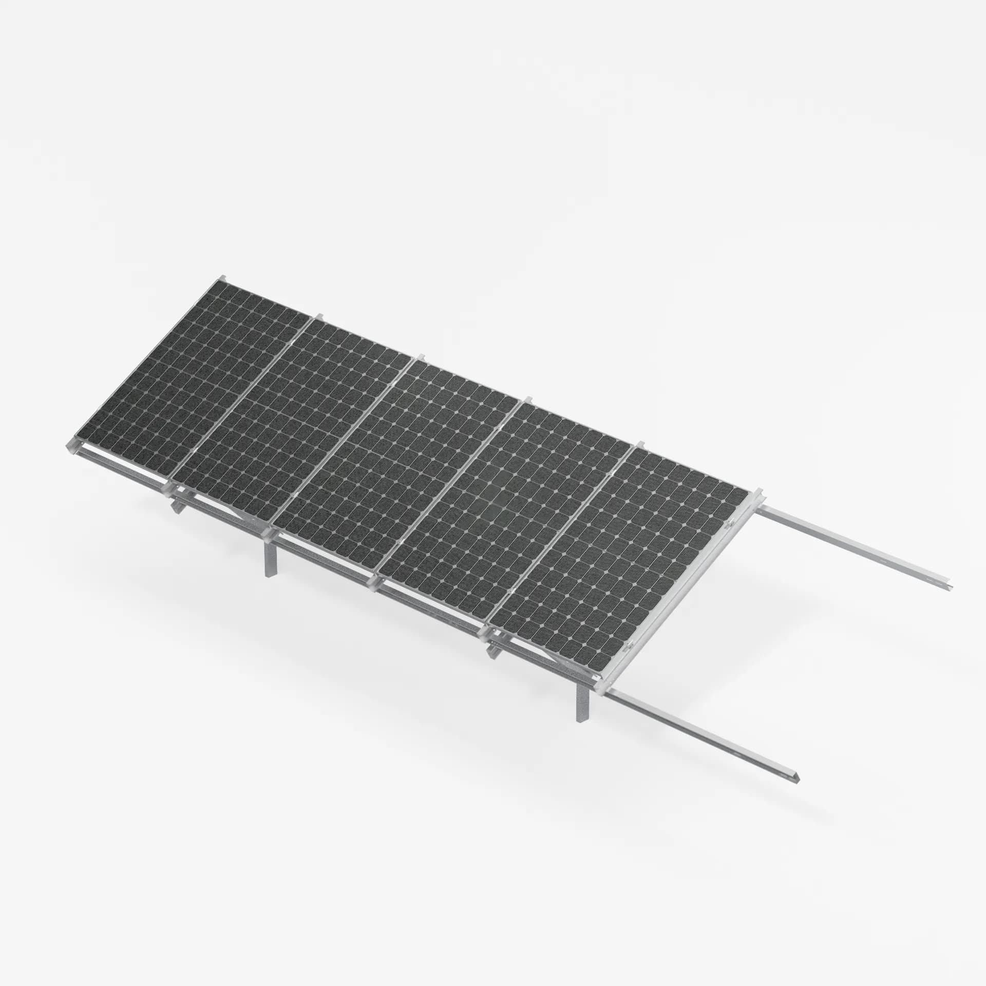 Jednopodporowe, 1 panel pionowo – bifacial