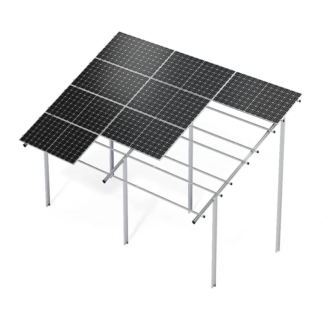 Dwupodporowe stal/aluminium 4 panele poziomo