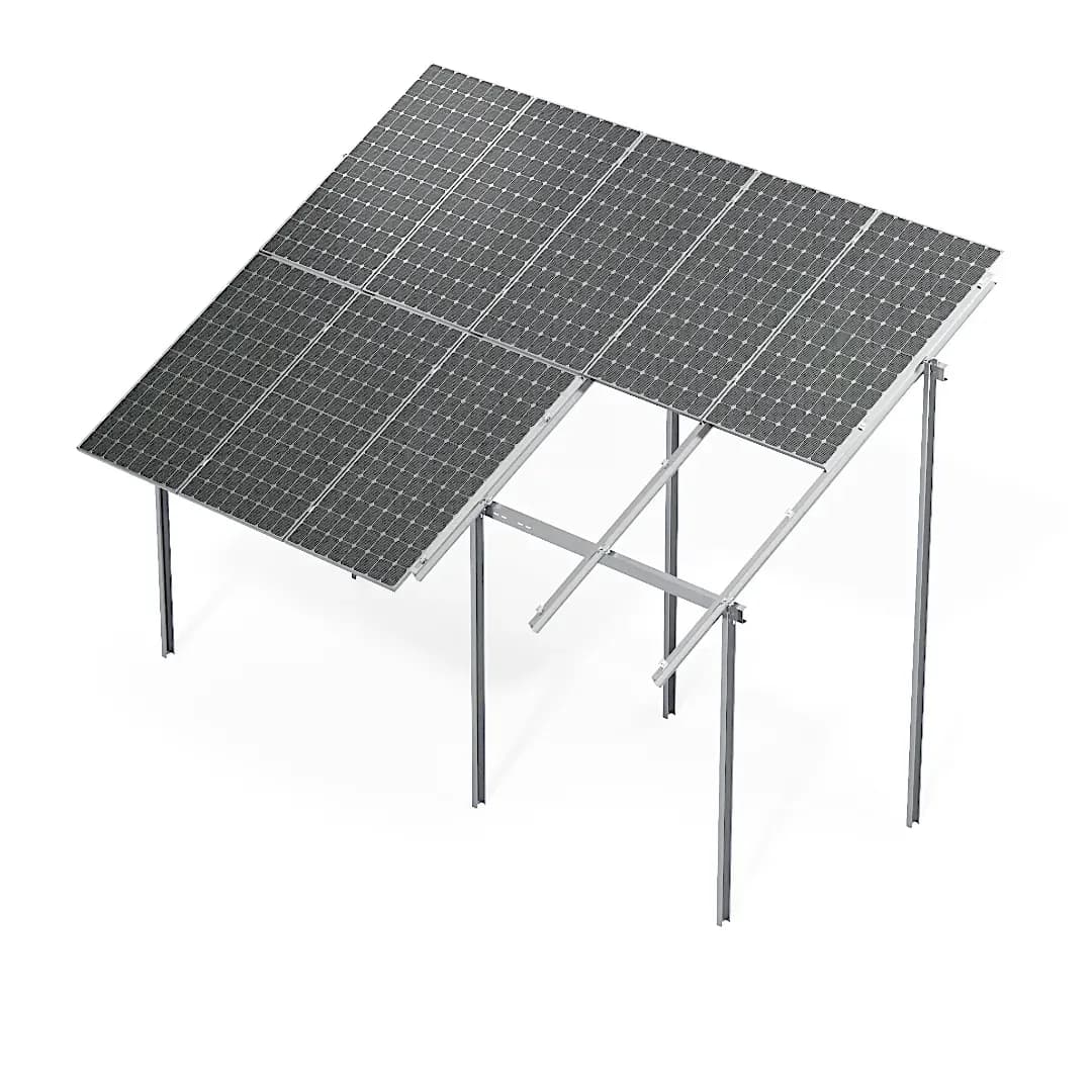 Dwupodporowe 2 panele pionowo – bifacial