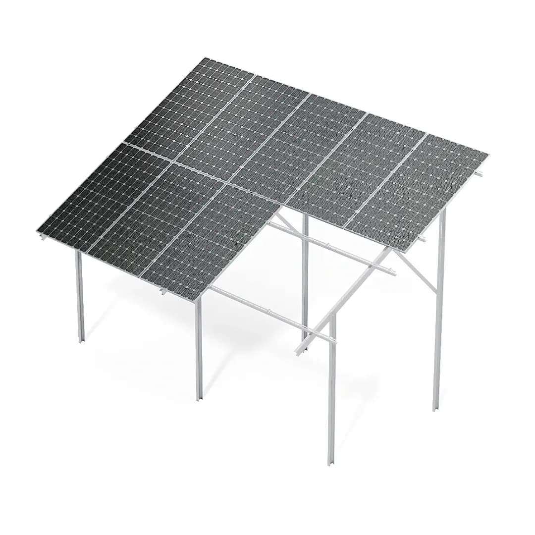 Dwupodporowe stal/magnelis 2 panele pionowo