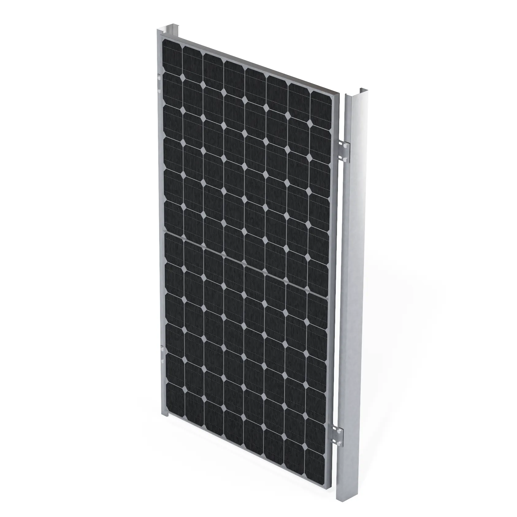 Ogrodzenie fotowoltaiczne – 1 panel pionowo – bifacial